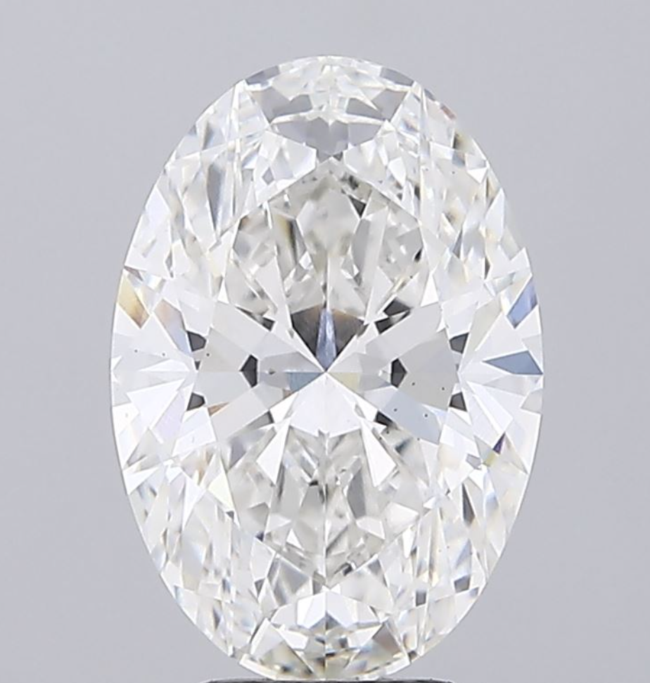 4 CT Oval Lab Grown Diamond For Engagement Ring