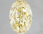 4 CT Oval Shape Vivid Yellow Lab Grown Diamond For Engagement Ring