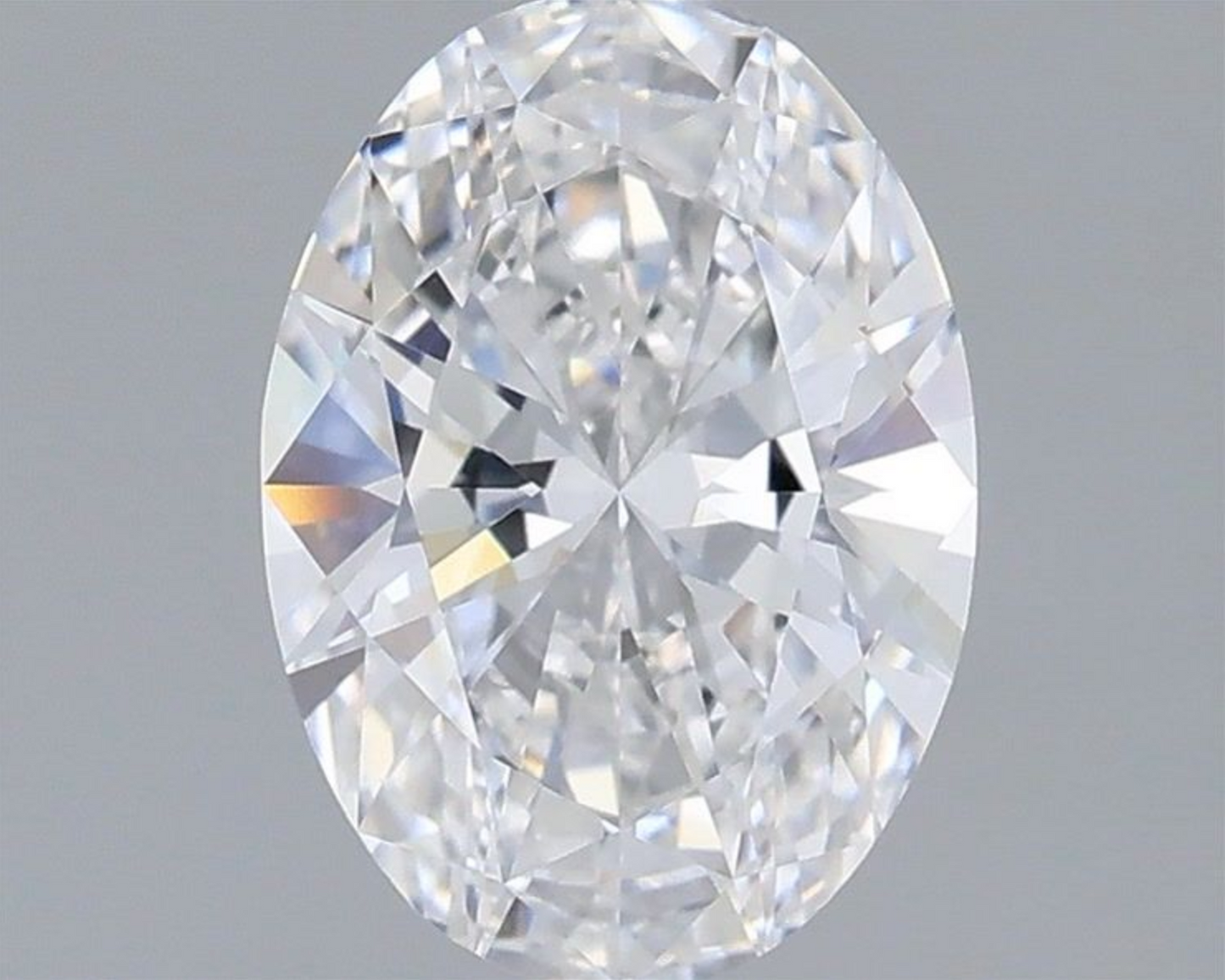 2 CT Oval Lab Grown Diamond For Engagement Ring