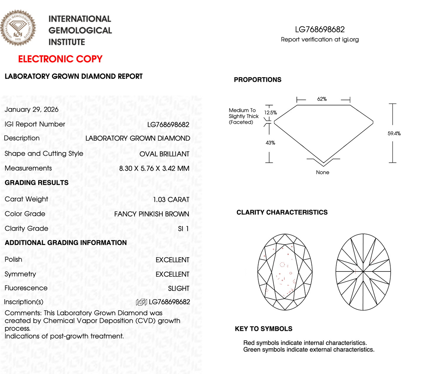 1 CT Oval Lab Grown Diamond For Engagement Ring
