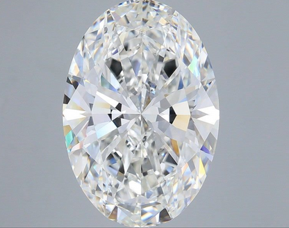 10 CT Oval Lab Grown Diamond For Engagement Ring
