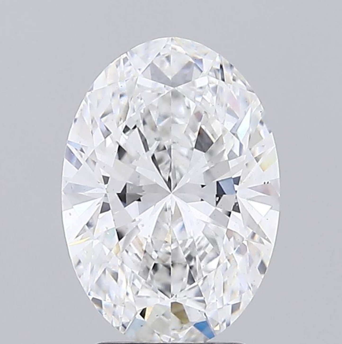 3 CT Oval Lab Grown Diamond For Engagement Ring