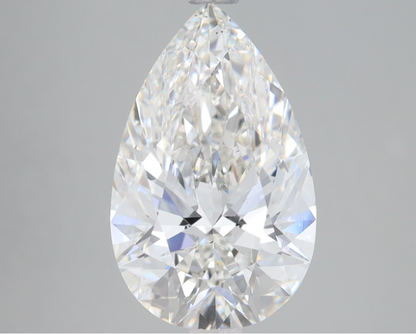 4 CT Pear Lab Grown Diamond For Engagement Ring