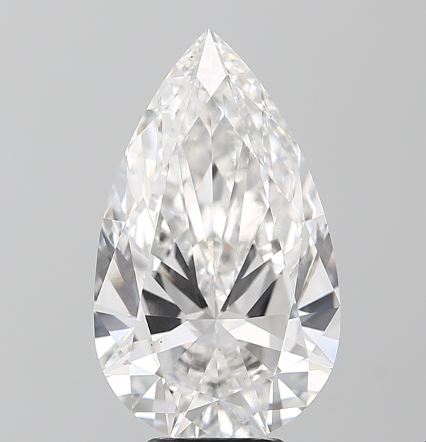 5.50 CT Pear Lab Grown Diamond For Engagement Ring