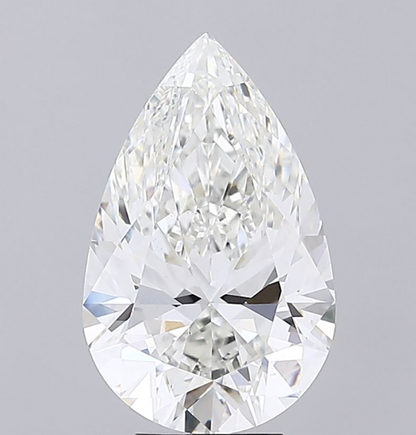 6 CT Pear Lab Grown Diamond For Engagement Ring