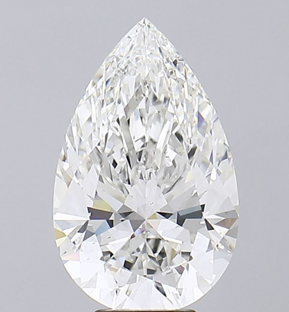 7 CT Pear Lab Grown Diamond For Engagement Ring