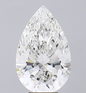 7 CT Pear Lab Grown Diamond For Engagement Ring