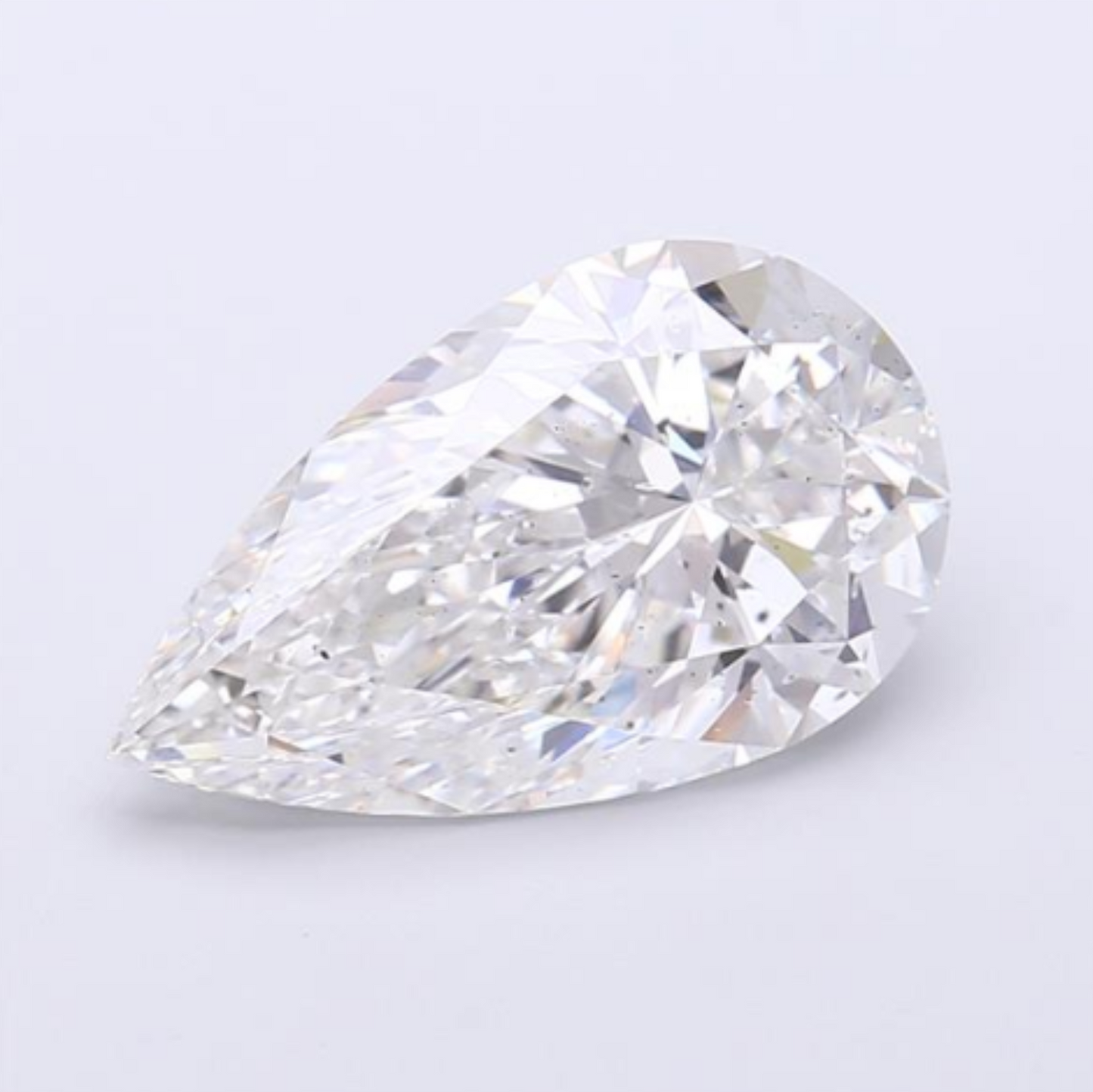4 CT Pear Lab Grown Diamond For Engagement Ring