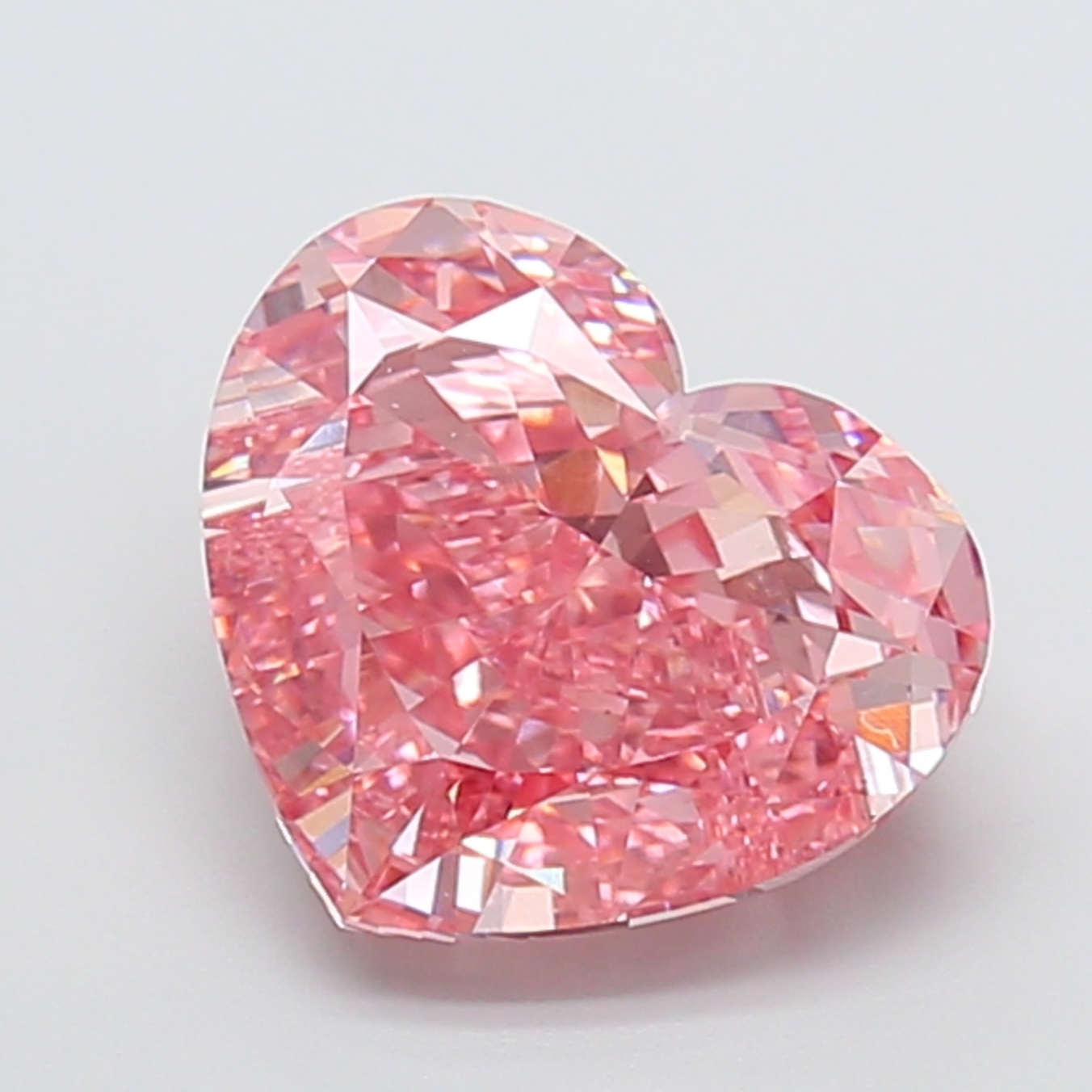 5 CT Pink Heart Cut Lab Grown Diamond For Engagement Ring