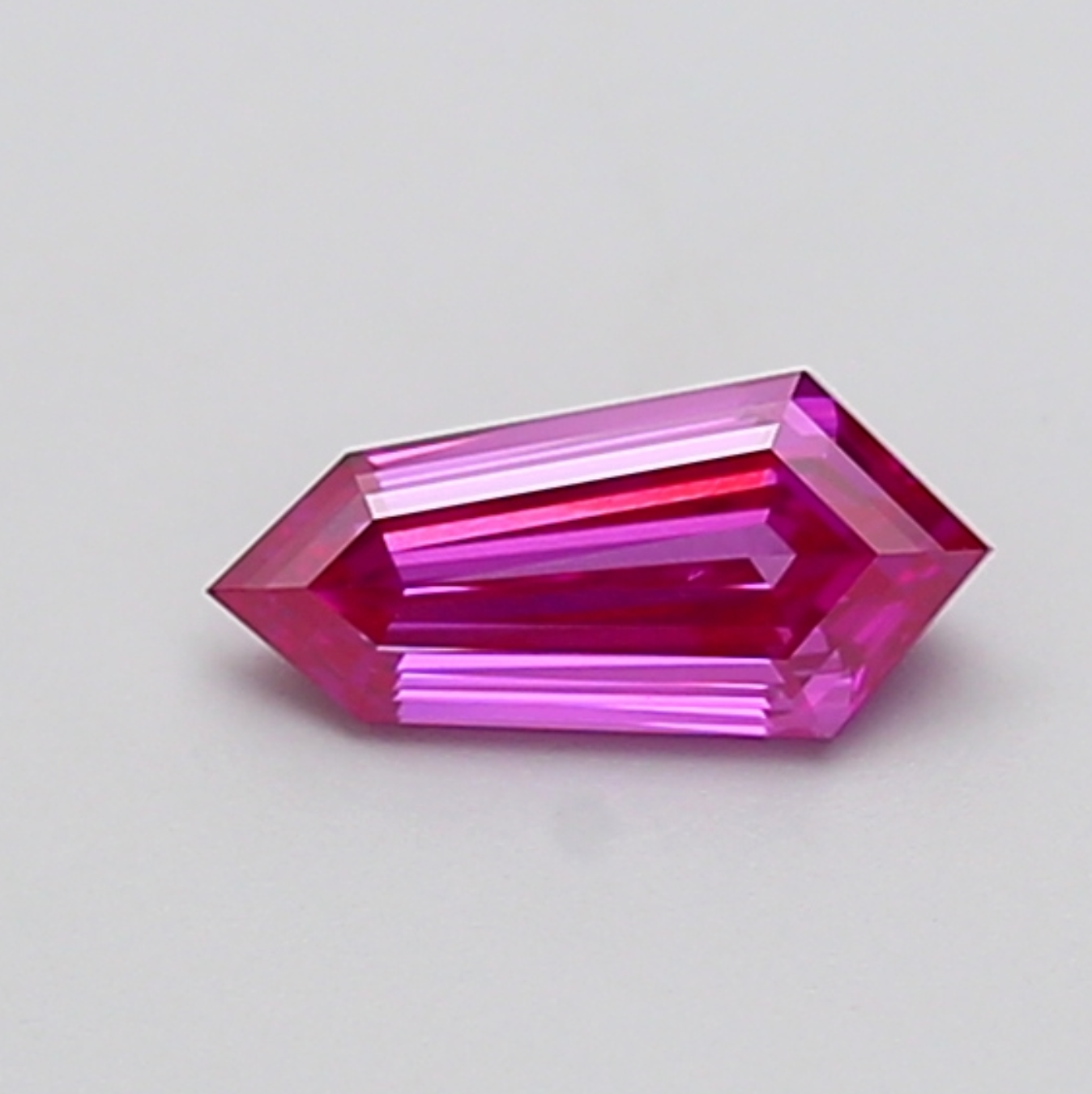 Pink Hexagon Lab Grown Diamond For Engagement Ring
