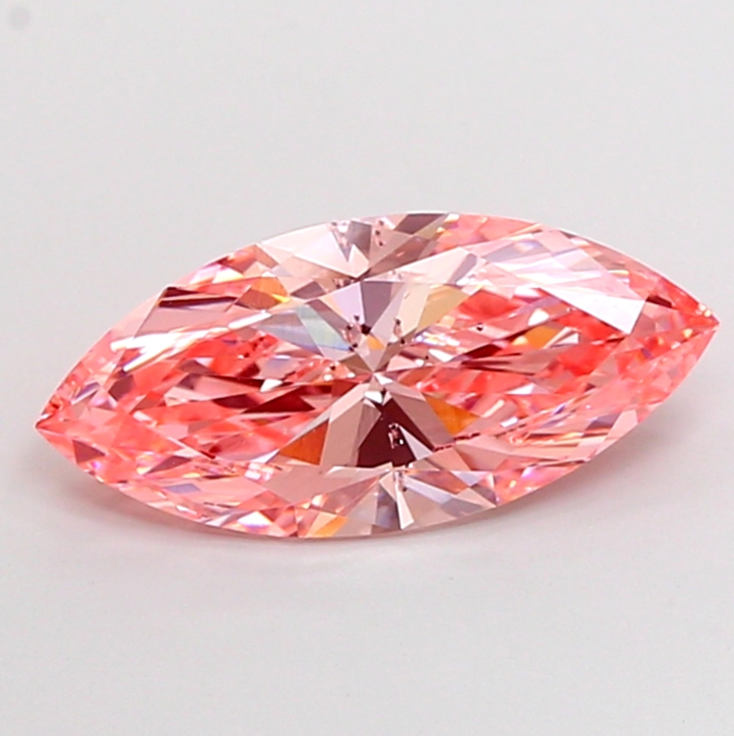 3 CT Pink Marquise Cut Lab Grown Diamond For Engagement Ring