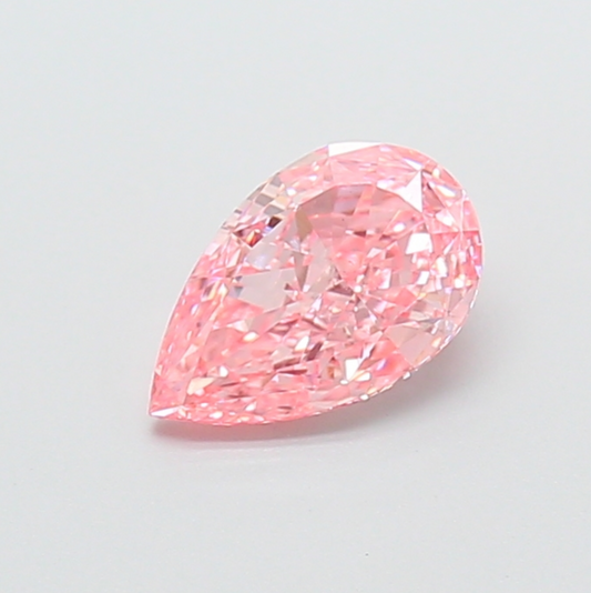 1 CT Pink Pear Lab Grown Diamond For Engagement Ring