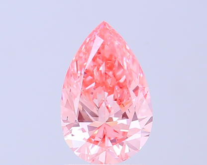 2 CT Pink Pear Lab Grown Diamond For Engagement Ring