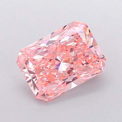 5 CT Pink Radiant Cut Lab Grown Diamond For Engagement Ring