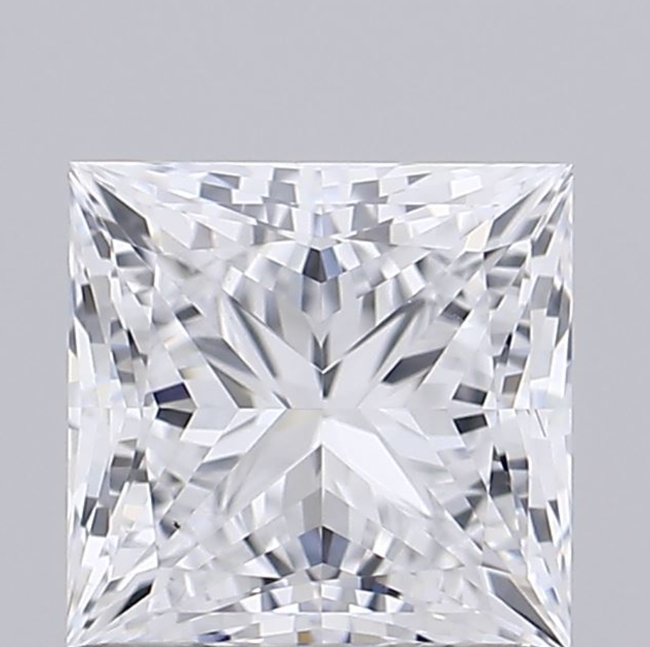 1 CT Princess Cut Lab Grown Diamond For Engagement Ring