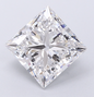 3 CT Princess Cut Lab Grown Diamond For Engagement Ring