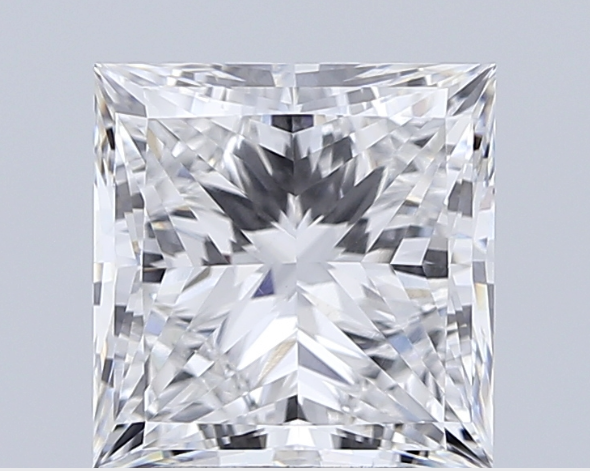 4 CT Princess Cut Lab Grown Diamond For Engagement Ring