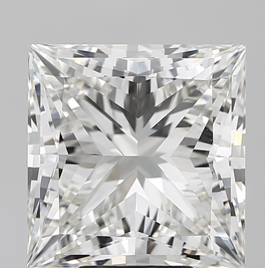 6.50 CT Princess Cut Lab Grown Diamond For Engagement Ring