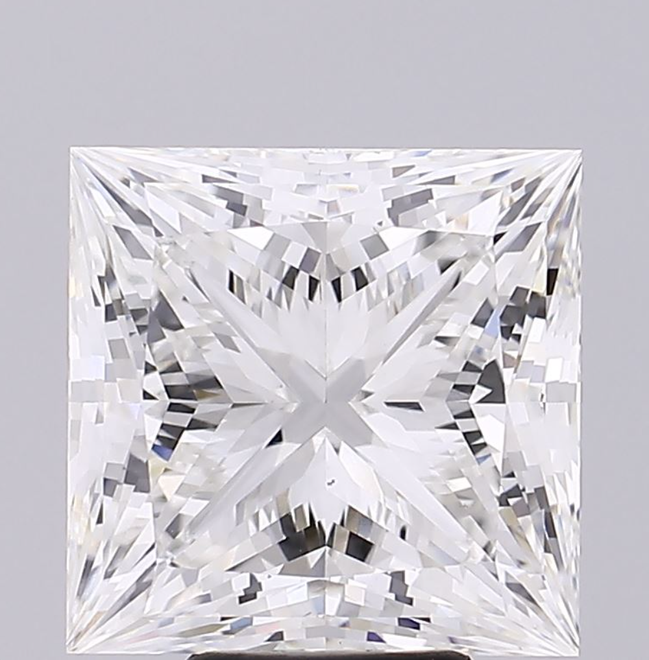 7.50 CT Princess Cut Lab Grown Diamond For Engagement Ring