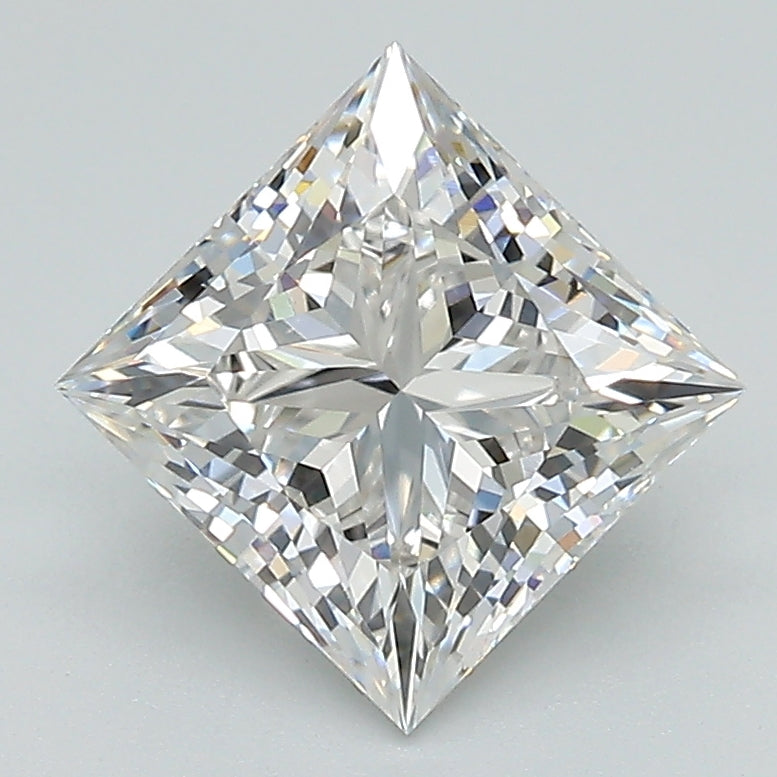 3 CT Princess Cut Lab Grown Diamond - D-VVS2 - IGI Certified diamond