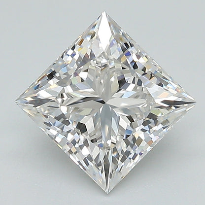 3 CT Princess Cut Lab Grown Diamond - D-VVS2 - IGI Certified diamond