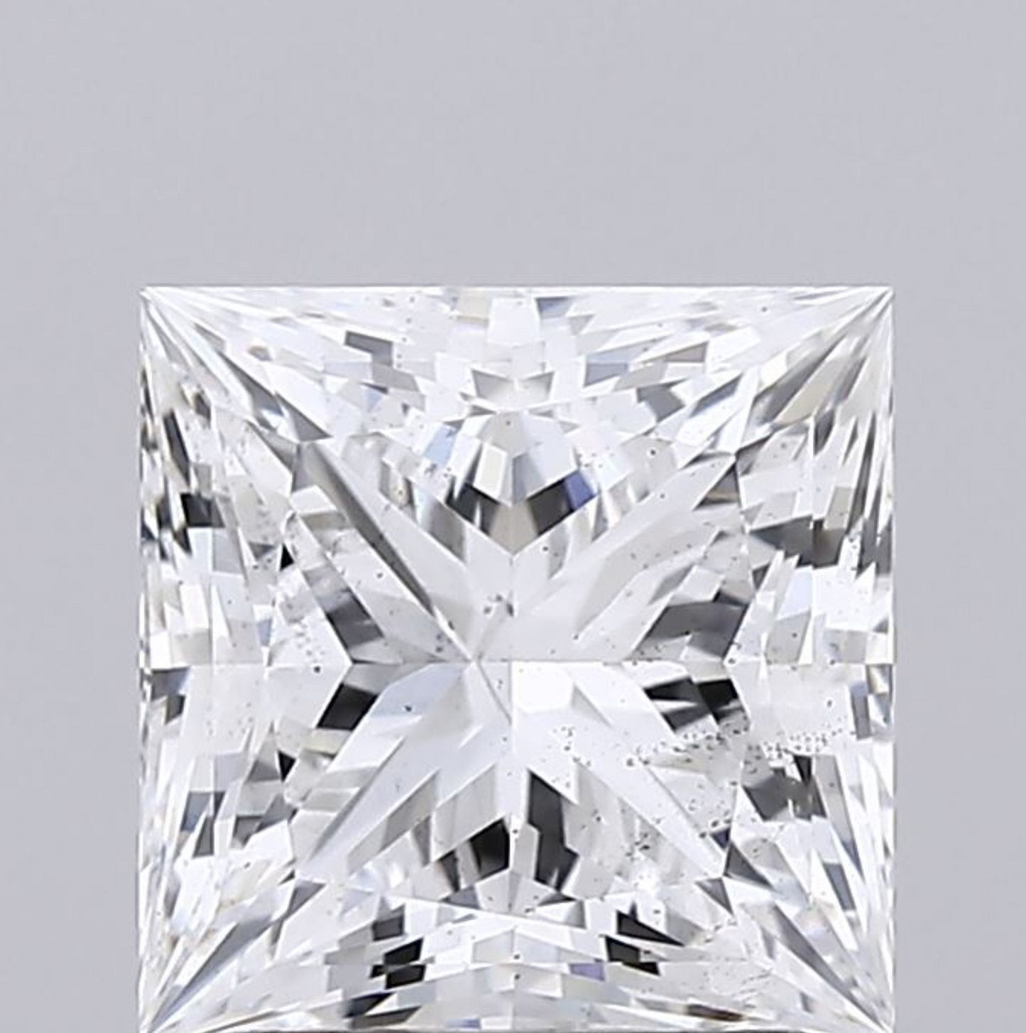 2 CT Pincess Cut Lab Grown Diamond For Engagement Ring