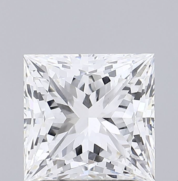 2 CT Princess Cut Lab Grown Diamond For Engagement Ring