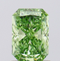 1 CT Radiant Vivid Green Lab Grown Diamond For Engagement Ring