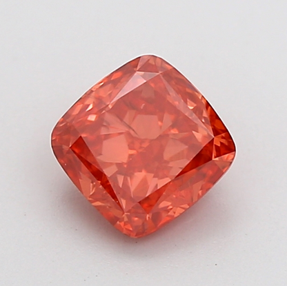1 CT Red Cushion Cut Lab Grown Diamond For Engagement Ring