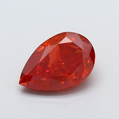 1 CT Red Pear Lab grown diamond for Engagement Ring