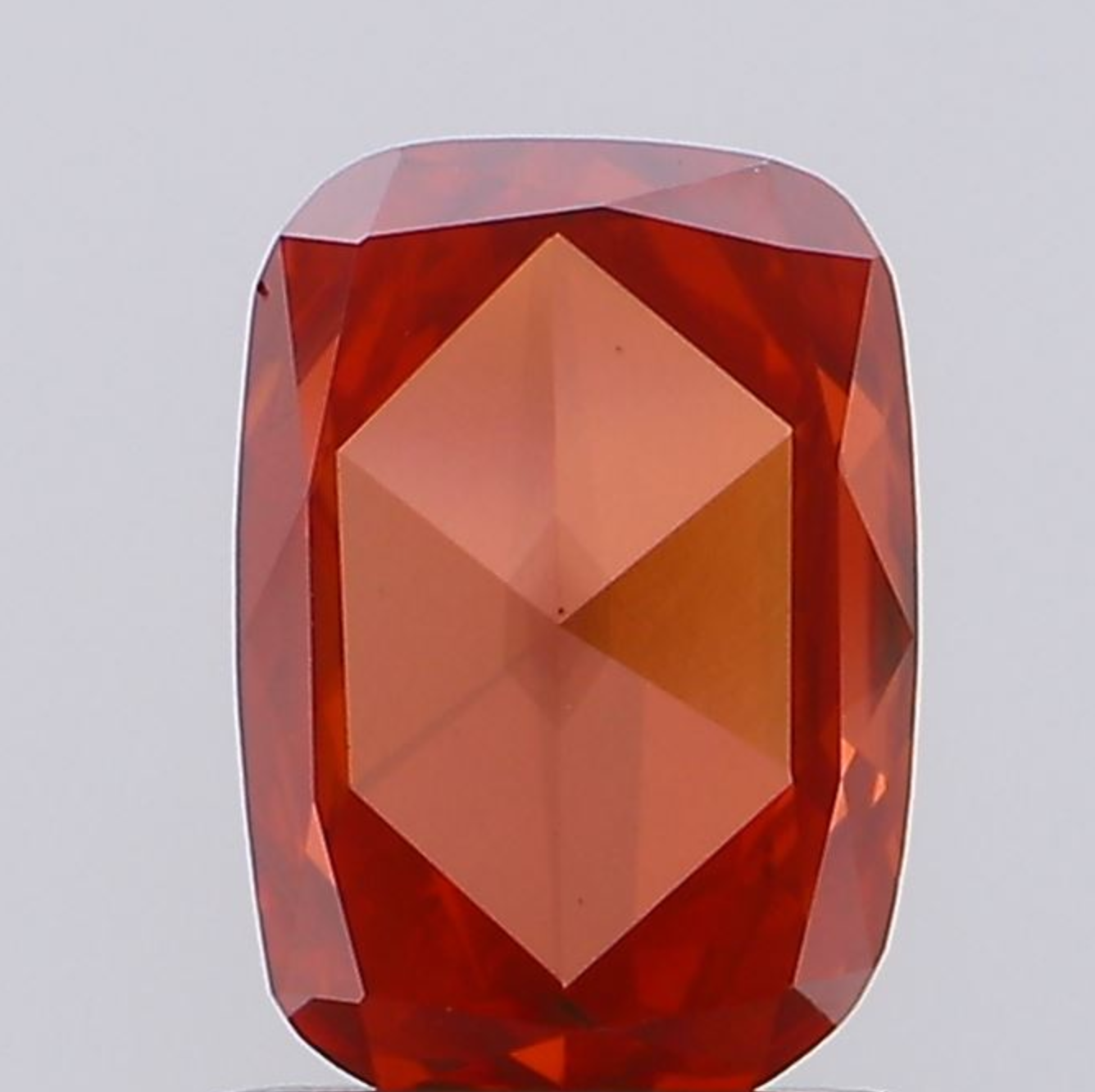 1 CT Red Rose Cut Lab Grown Diamond For Engagement Ring