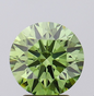 3 CT Round Vivid Green Lab Grown Diamond For Engagement Ring