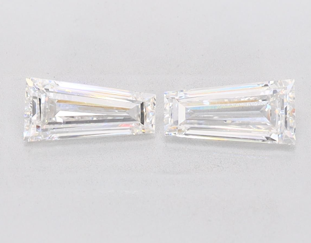 Tapered Baguette Lab Grown Diamond Pair For Side Stone