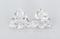 2 Carat  Trilliant Cut  Lab Grown Diamond Pair For Earrings