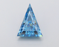 2 CT Trilliant Cut Vivid Blue Lab Grown Diamond For Engagement Ring