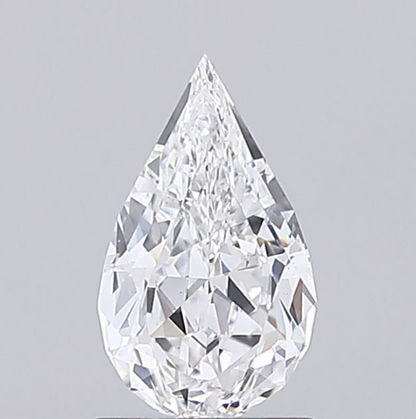 1 CT Unique Pear Lab Grown Diamond For Engagement Ring