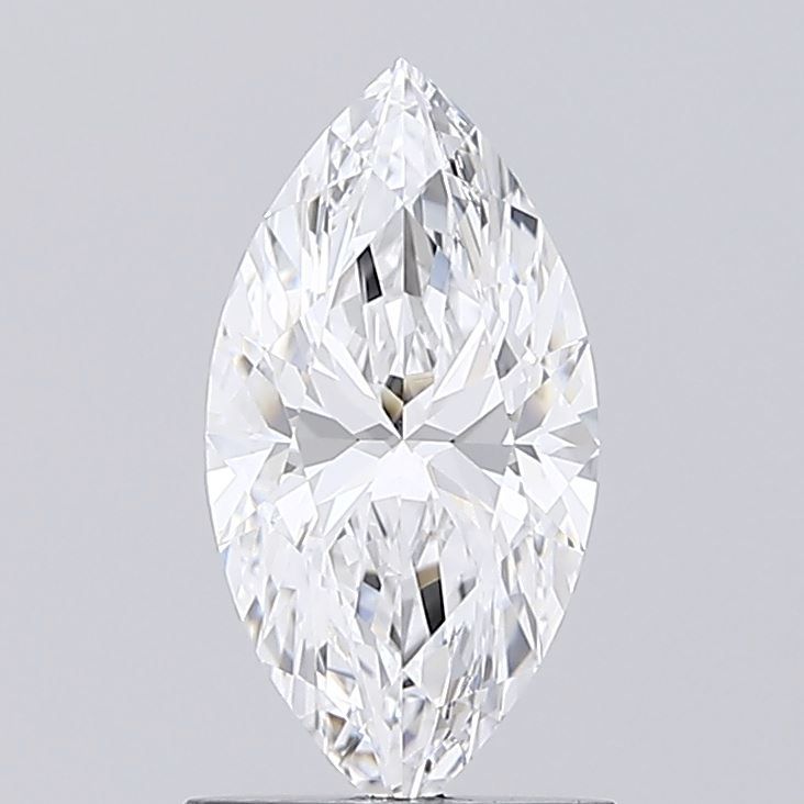 1 CT Marquise Cut Lab Grown Diamond 14kt yellow solid gold ring