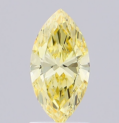 1 CT Marquise Yellow Lab Grown Diamond For Engagement Ring