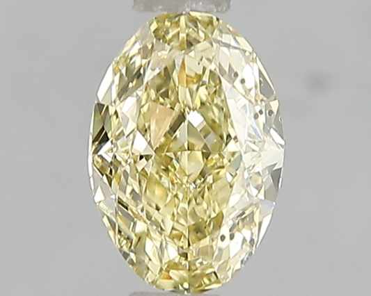 1 Ct Yellow Oval Lab Grown Diamond For Engagement Ring