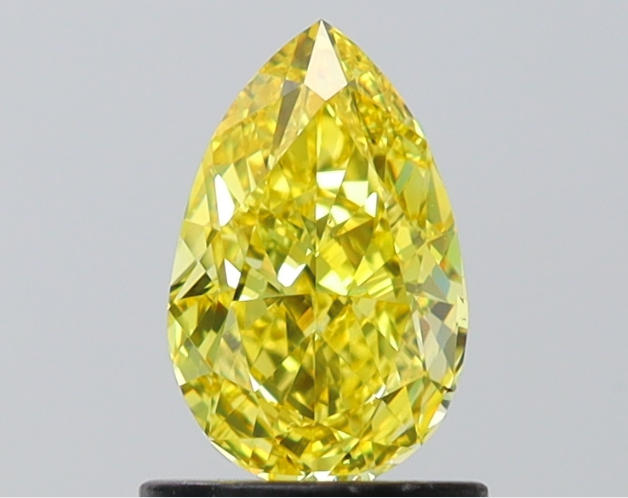 1 CT Pear Yellow Lab Grown Diamond For Engagement Ring