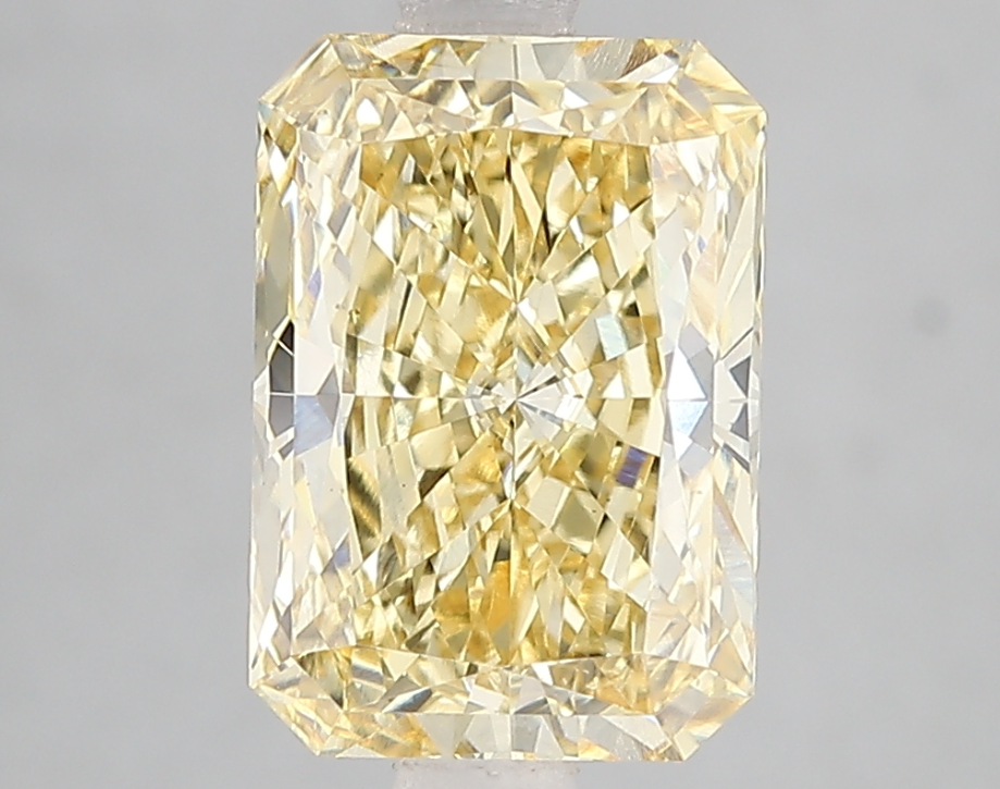 3 CT Radiant Intense Yellow Lab Grown Diamond For Engagement Ring