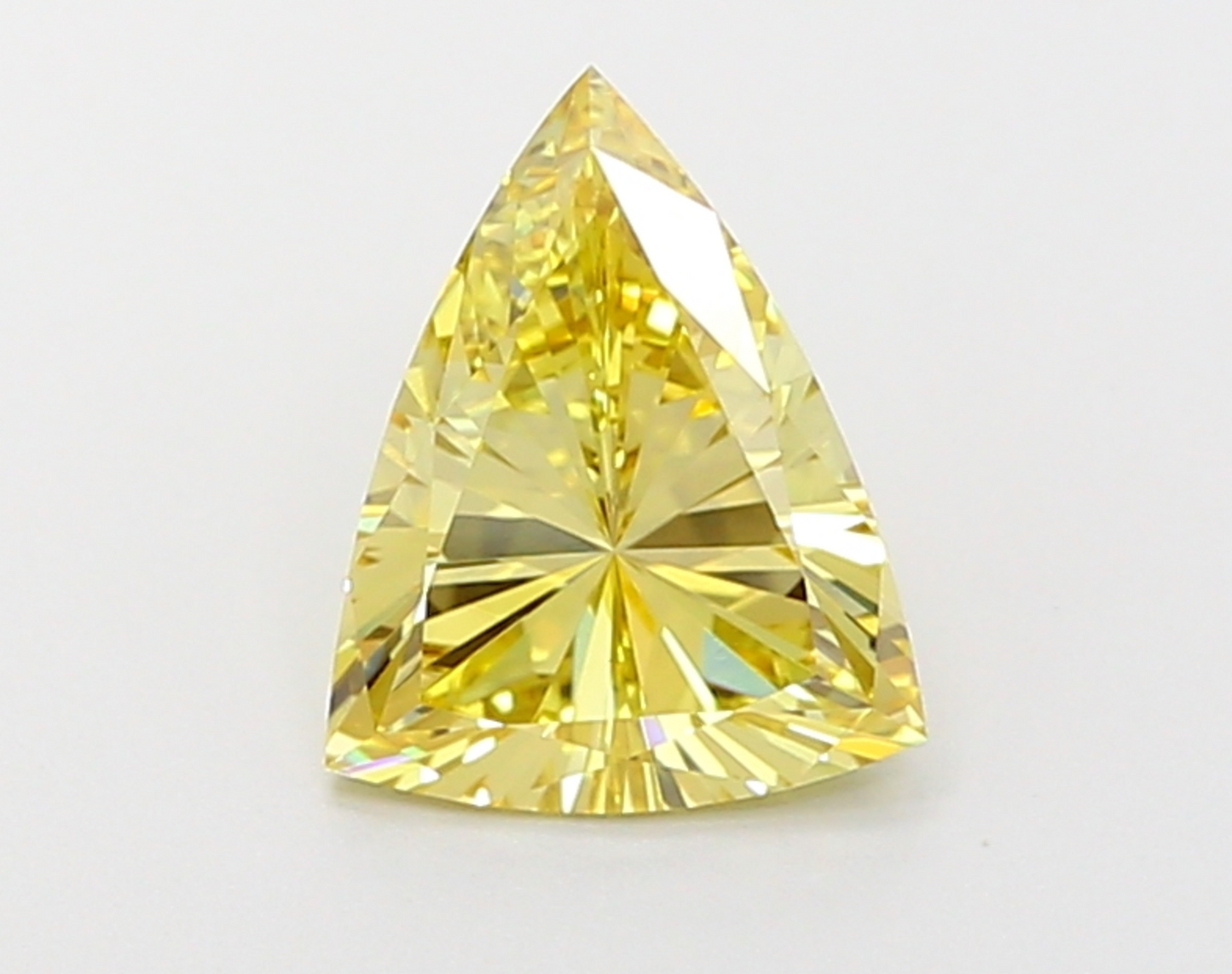 1 CT Yellow Triangle Cut Lab Grown Diamond For Engagement Ring