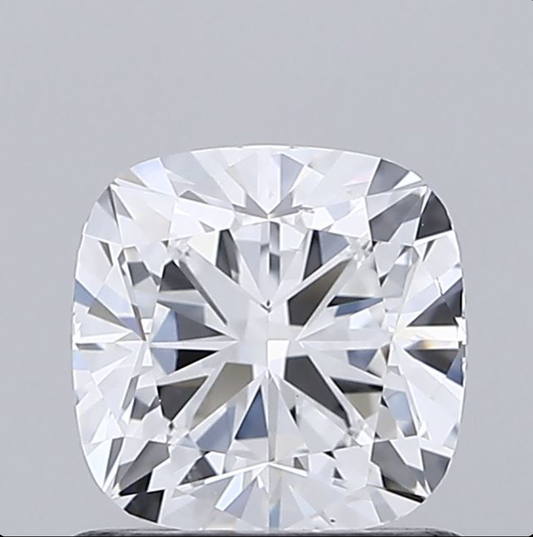 1 CT Cushion Cut Lab Grown Diamond For Engagement Ring