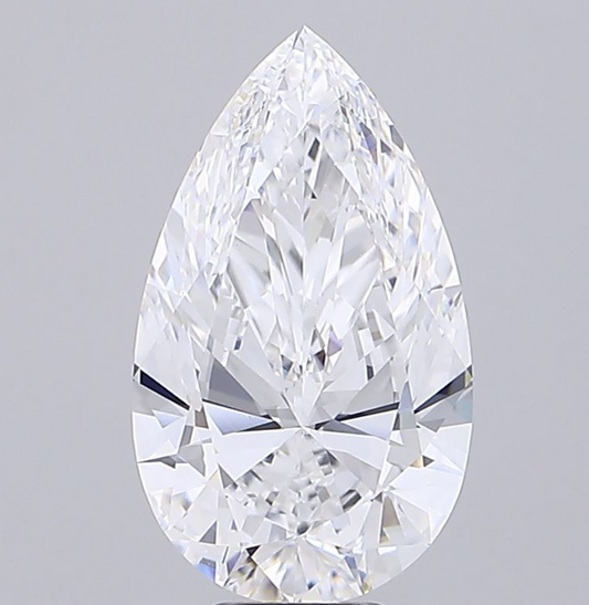 7 CT Pear Lab Grown Diamond For Engagement Dimond