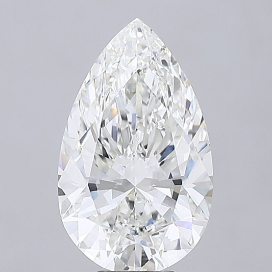 10 CT Pear Lab Grown Diamond For Engagement Ring