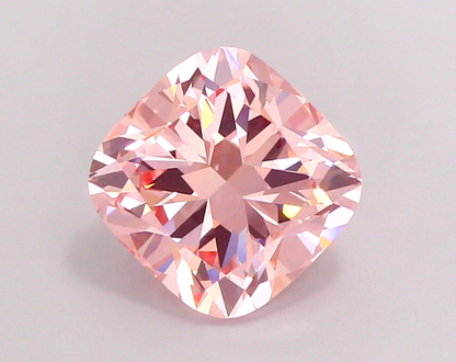 5 CT Pink Cushion Lab Grown Diamond for Necklace | IGI Certified | Best for Anniversary Gift