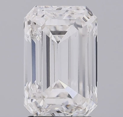 3 CT Emerald Cut Lab Grown Diamond For Engagement Ring