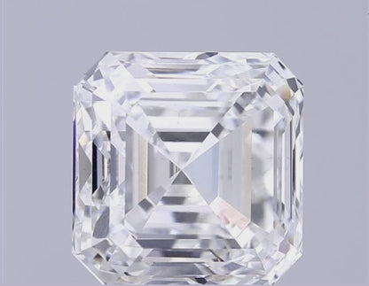 7 CT Asscher Cut Lab Grown Diamond For Engagement Ring