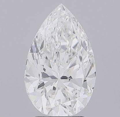 3 CT Pear Lab Grown Diamond For Engagement Ring