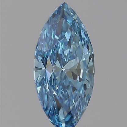 1 CT Marquise Blue Lab Grown Diamond For Engagement Ring